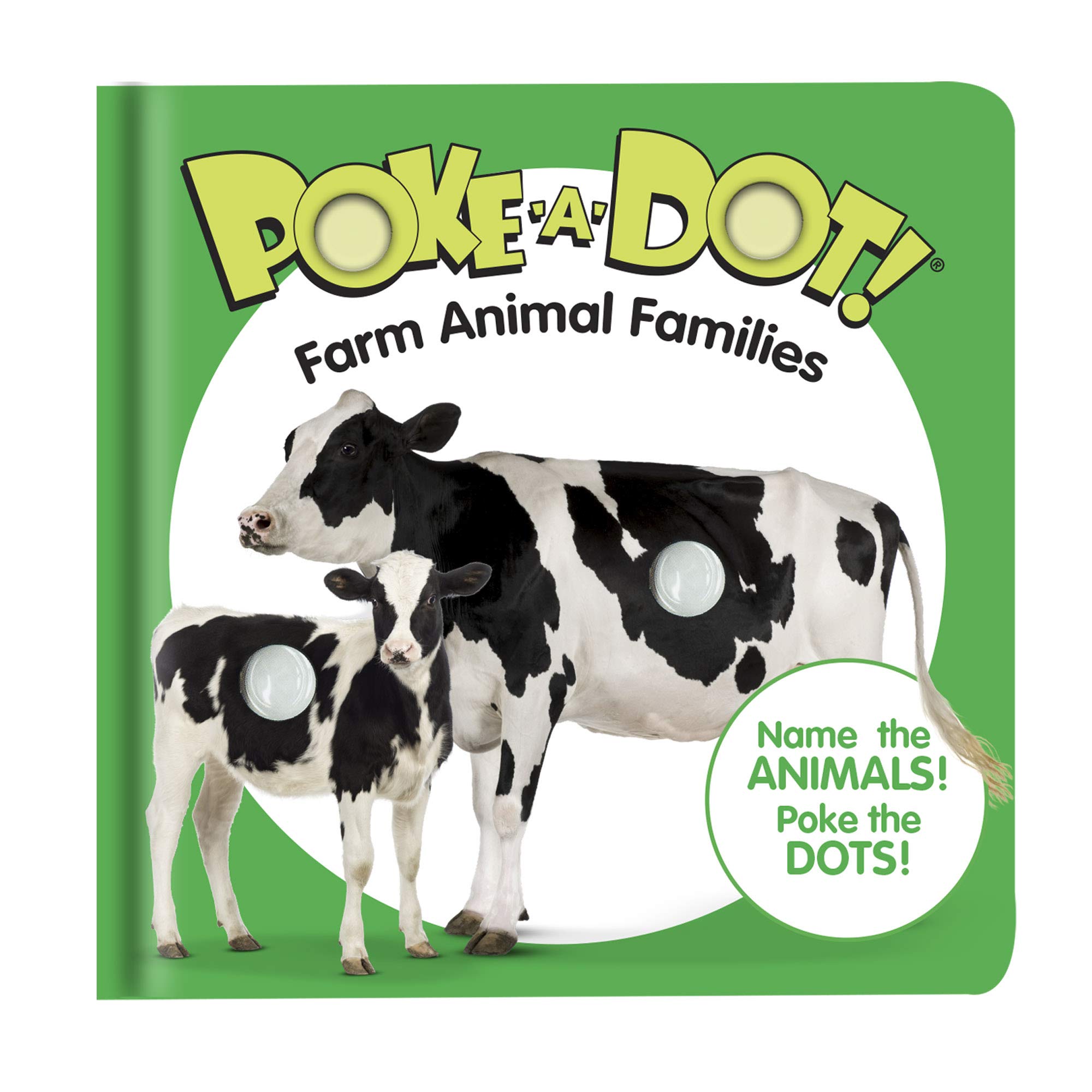Melissa & Doug Children’s Book – Poke-a-Dot: Farm Animals Families (Toy)