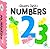 Building Blocks Neon Baby's First Numbers by Hinkler