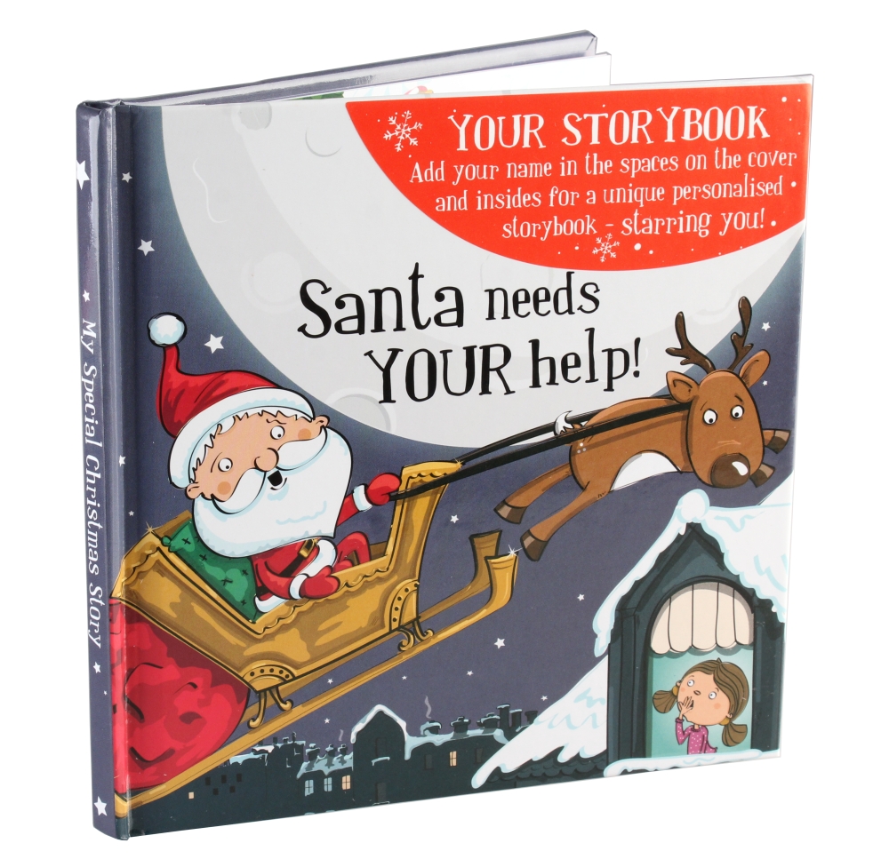 Your Name Santa Needs Your Help (Your Name Christmas Story Book) Girl