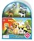 Phidal Baby Animals My Mini Busy Books - Activity Books for kids, 10-page storybook, 4 figurines, a foldable play mat