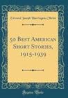 50 Best American Short Stories, 1915-1939