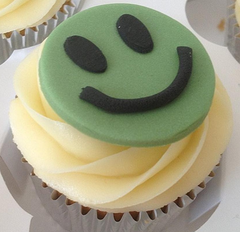 Cupcake Half Full