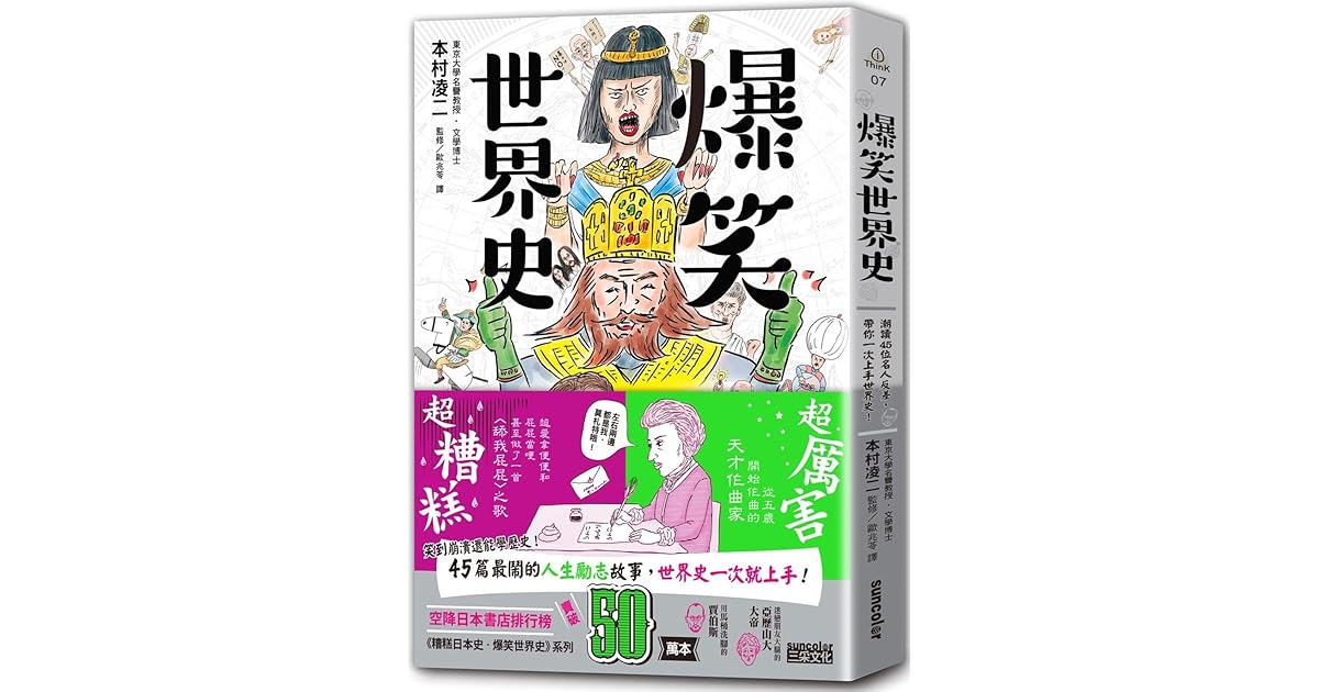 爆笑世界史 潮讀45位名人反差 帶你一次上手世界史 By 本村凌二