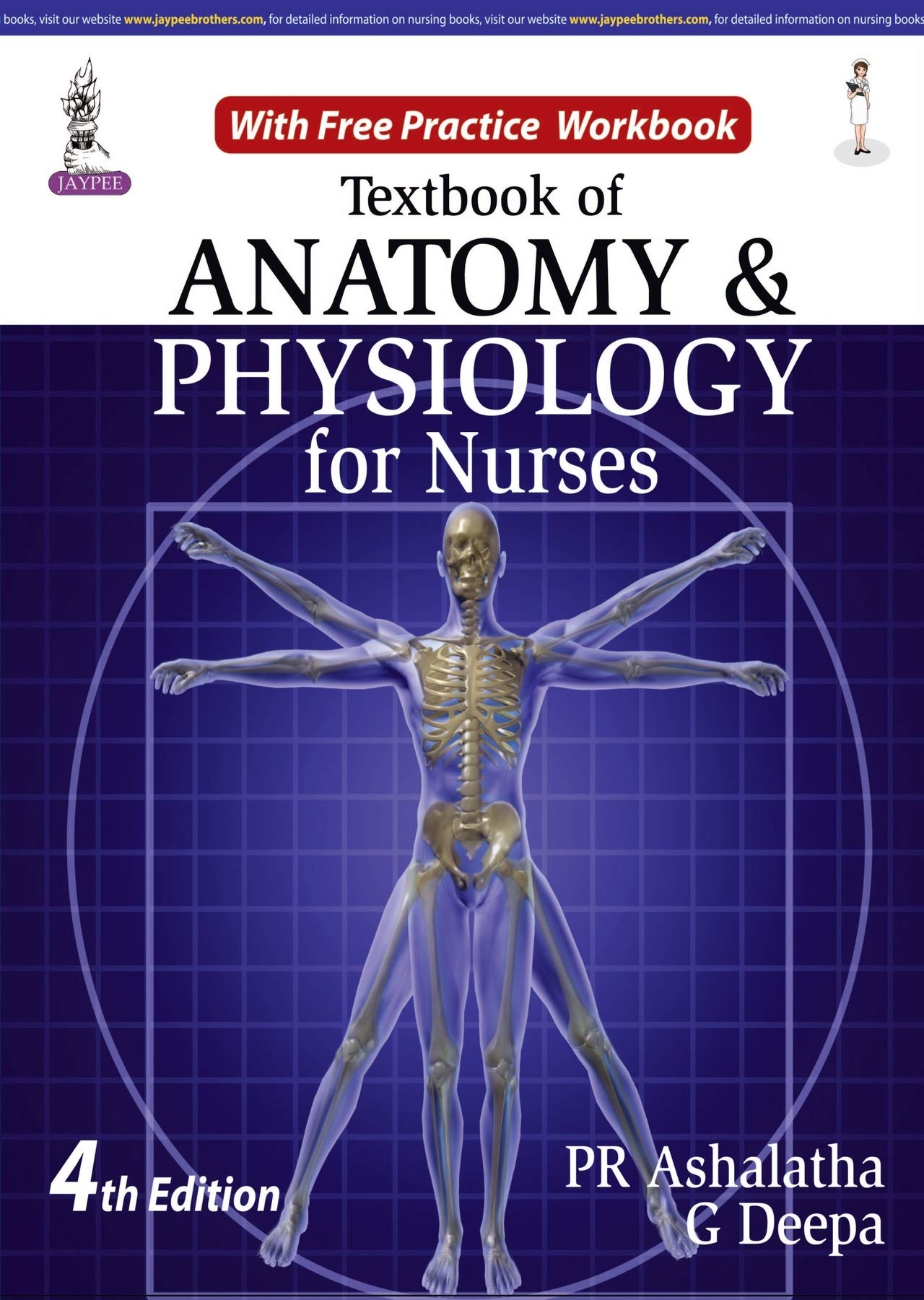 Textbook Of Anatomy & Physiology For Nurses With Free Practice Workbook (Kindle Edition)