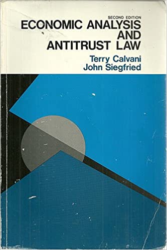 Economic Analysis And Antitrust Law (Paperback)
