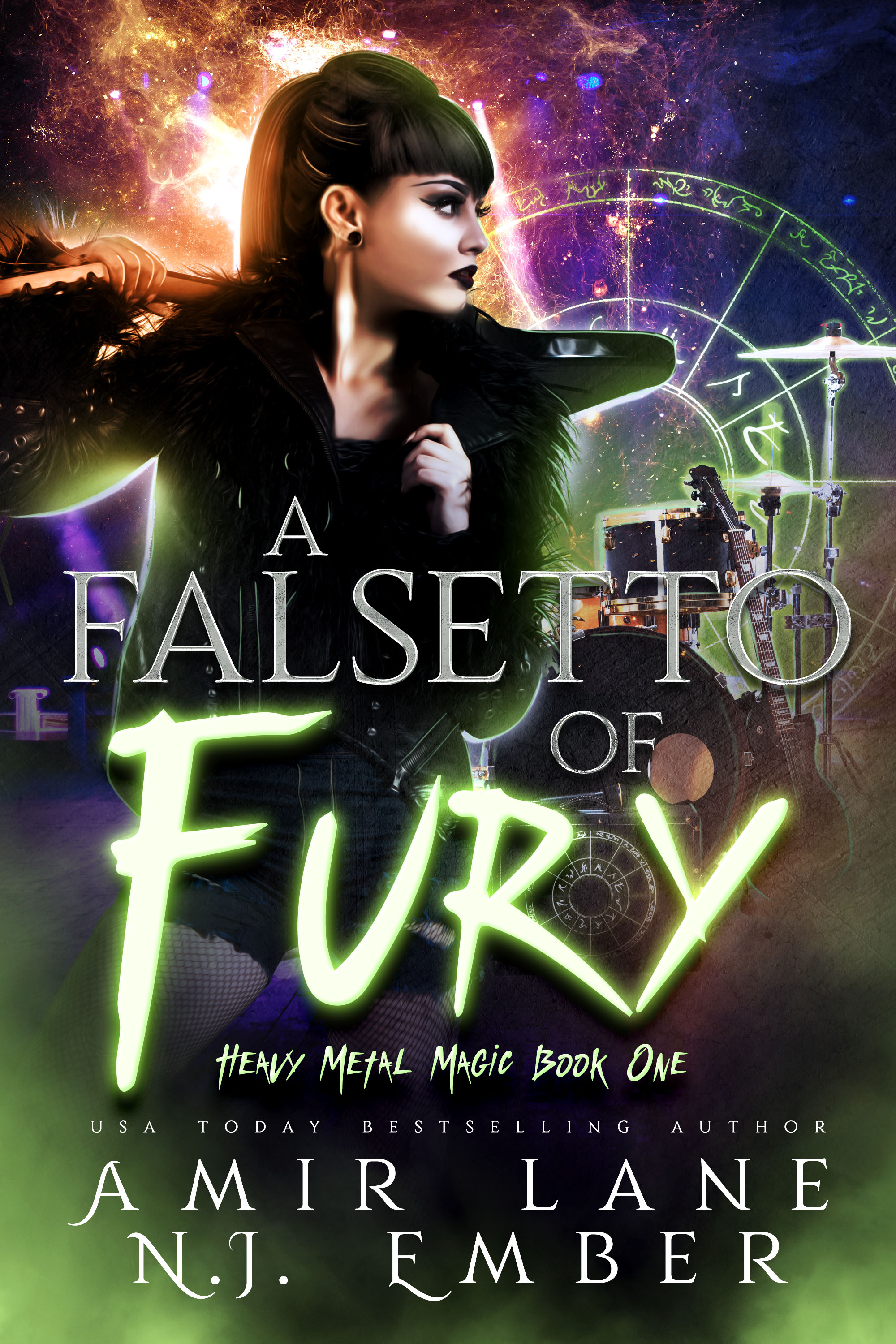 A Falsetto of Fury (Heavy Metal Magic, #1)