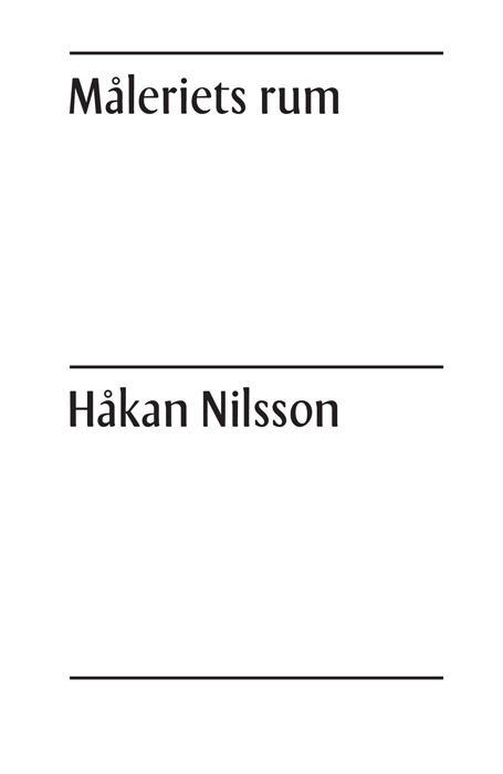 Måleriets Rum (Paperback)