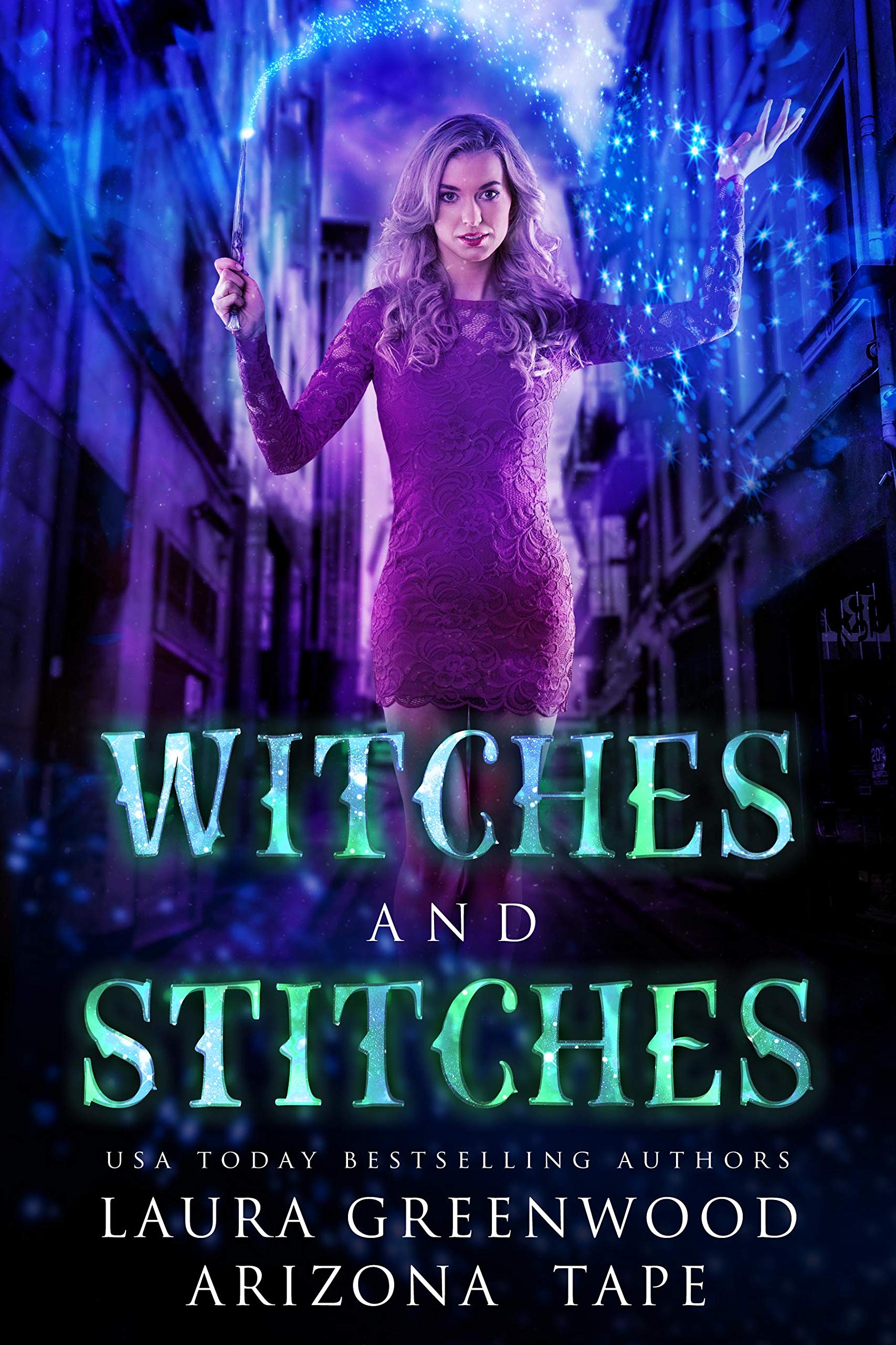 Witches and Stitches (Amethyst's Wand Shop Mysteries, #2)