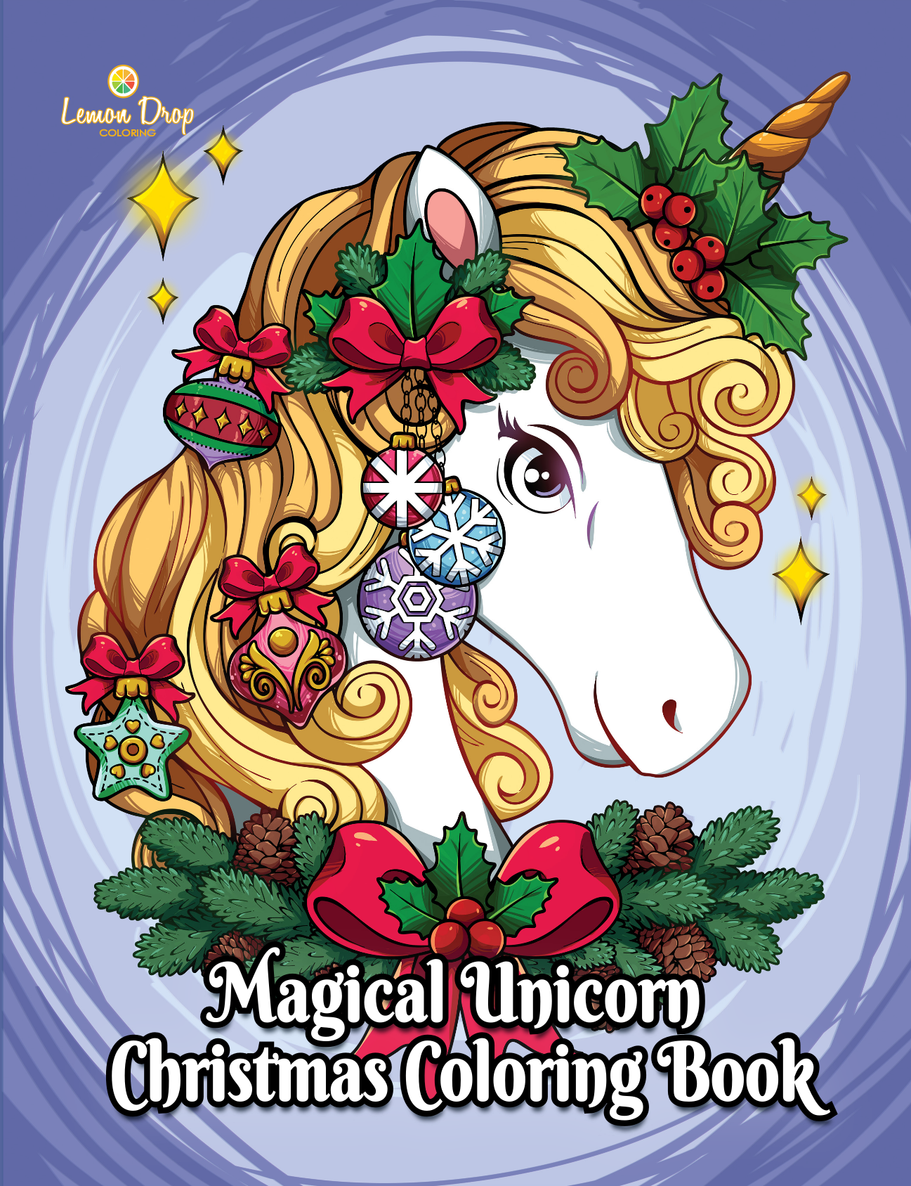 Magical Unicorn Christmas Coloring Book