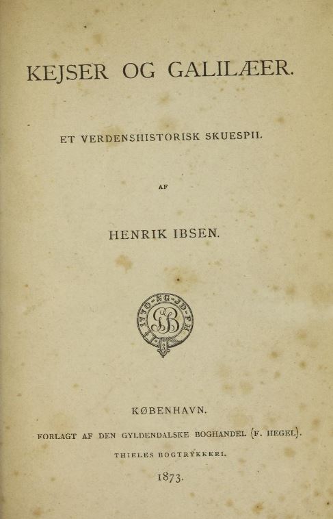 Kejser og Galilæer: et verdenshistorisk skuespil