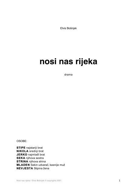 Nosi nas rijeka