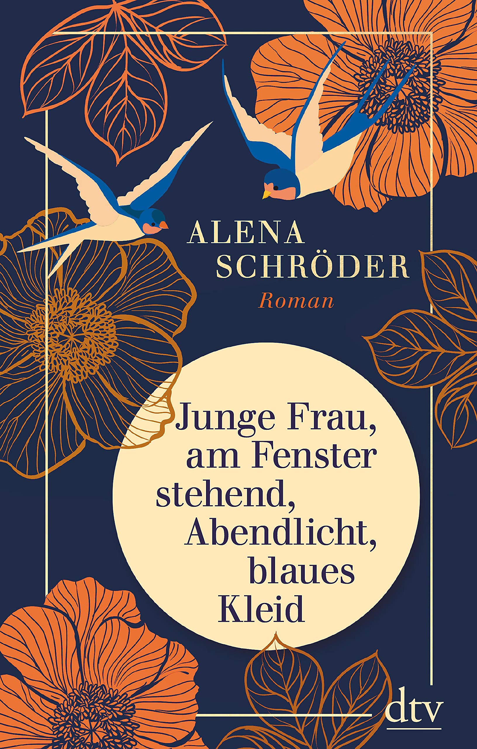Junge Frau, am Fenster stehend, Abendlicht, blaues Kleid (Mutter-Tochter-Geschichten, #2)