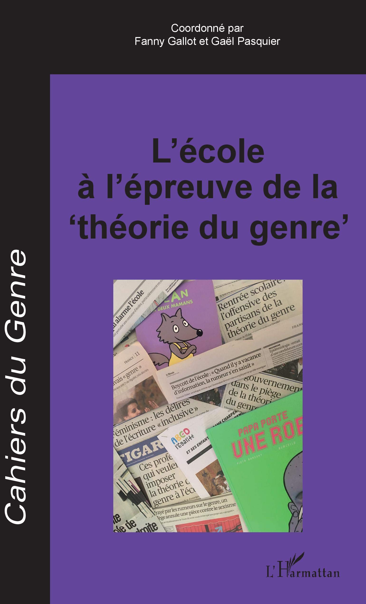L'école à l'épreuve de la 'théorie du genre'