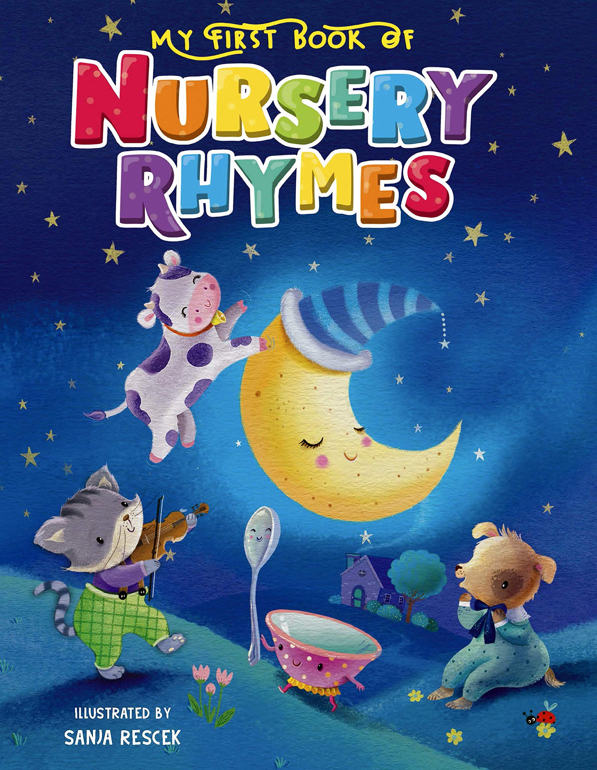 My First Book of Nursery Rhymes - Children's Padded Board Book - Classics (Board book)
