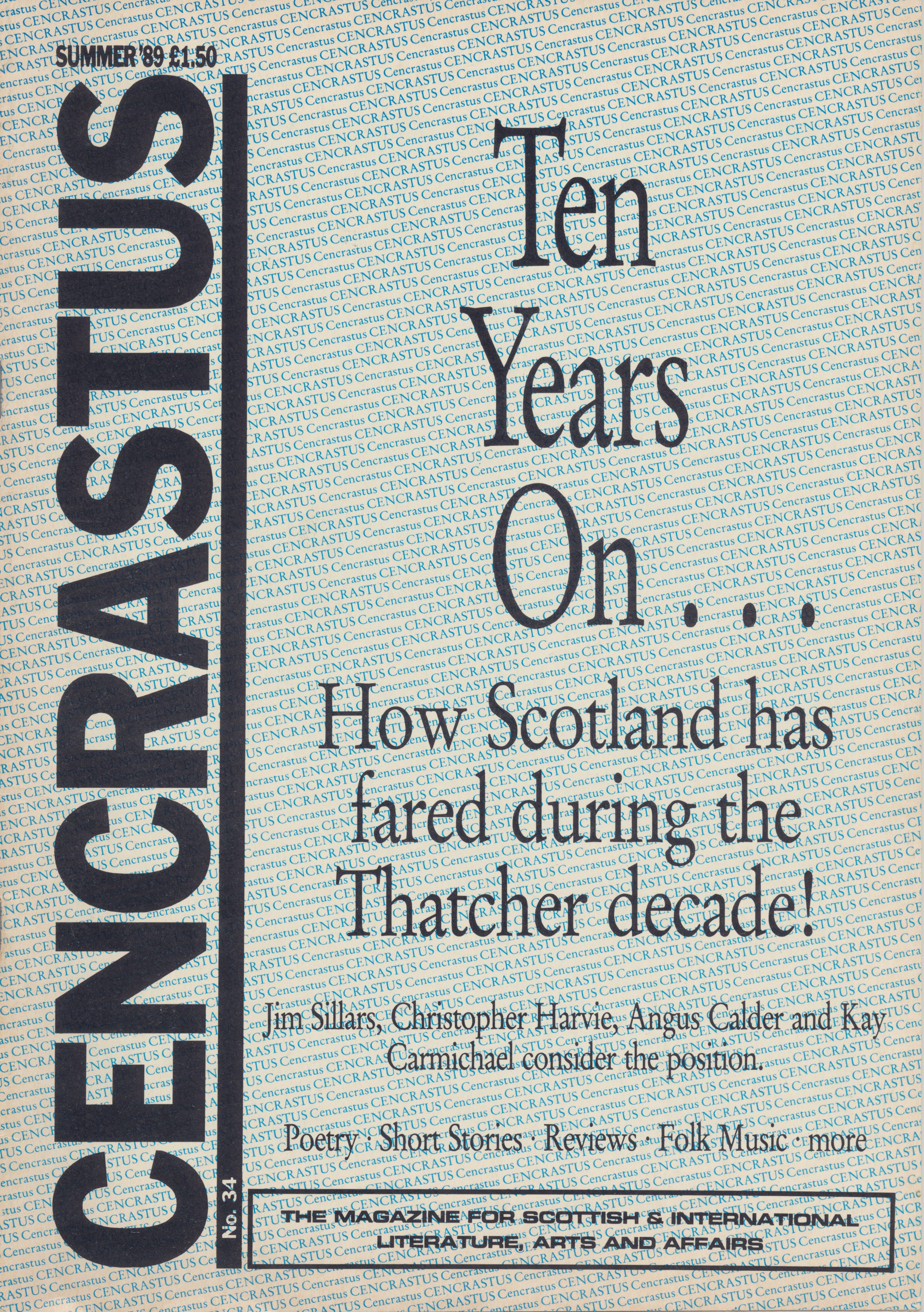 Cencrastus No. 34: Summer '89