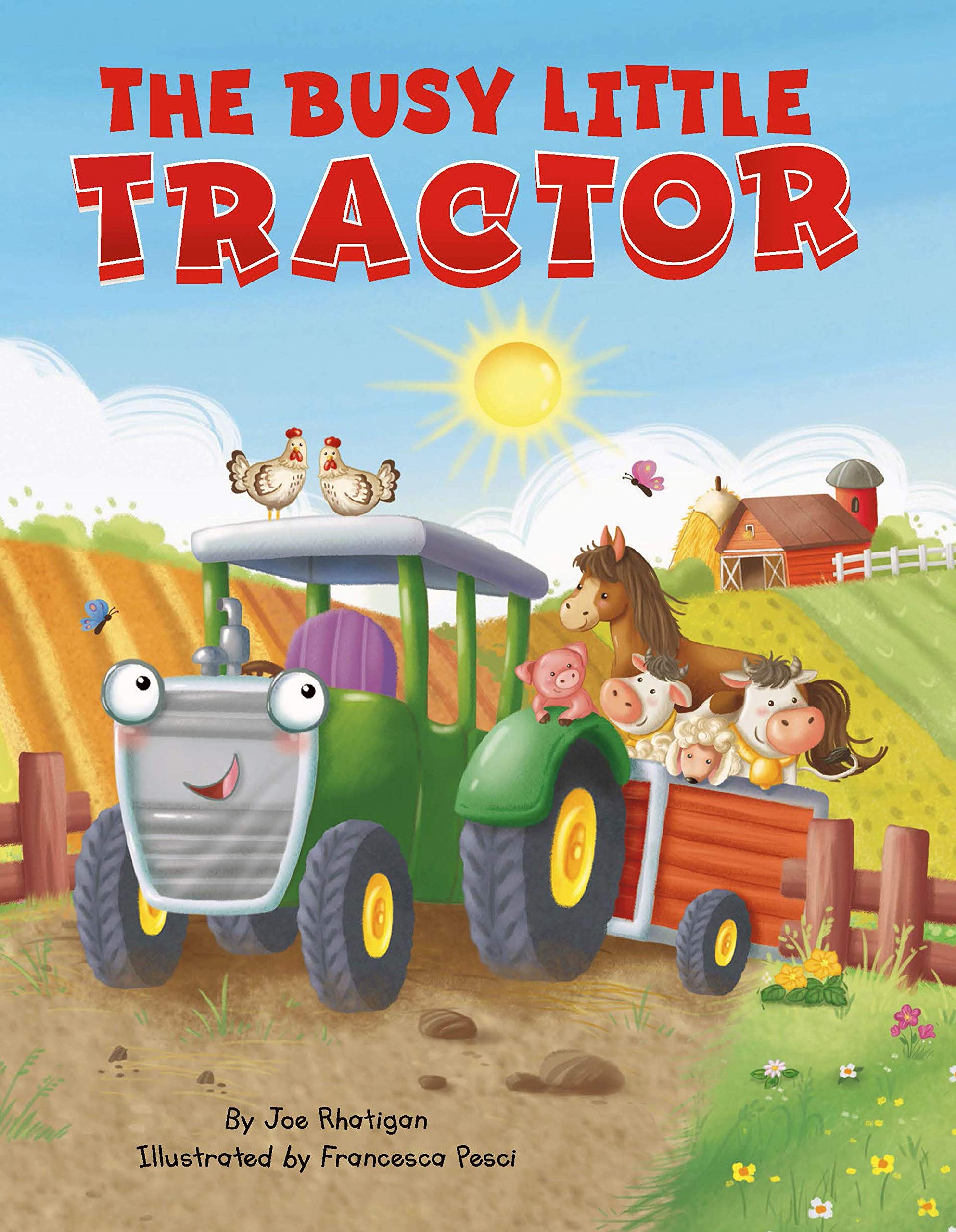 The Busy Little Tractor - Childen's Padded Board Book (Board book)