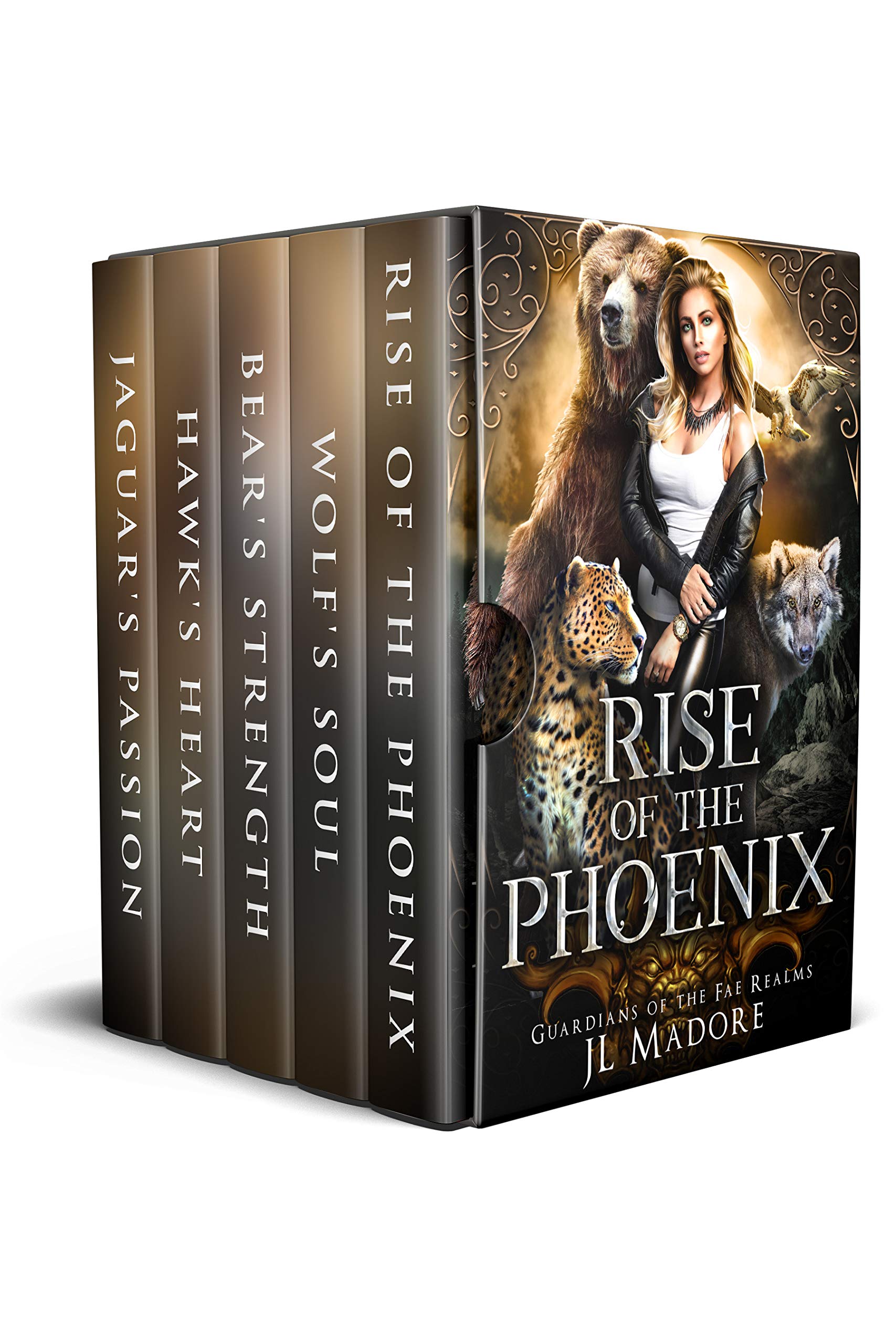 Guardians of the Phoenix Box Set (Guardians of the Fae Realms #1-5)