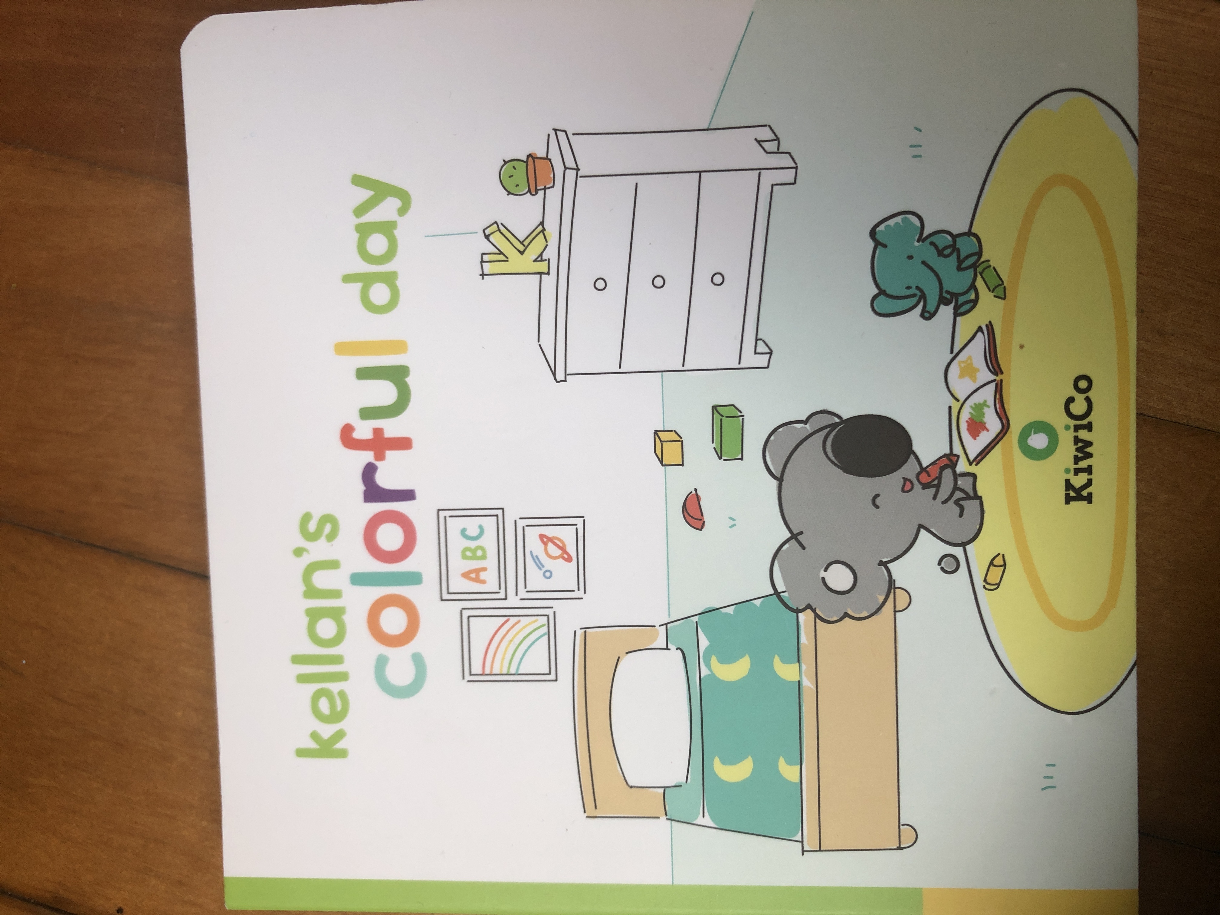 Kellan’s colourful day (Board book)