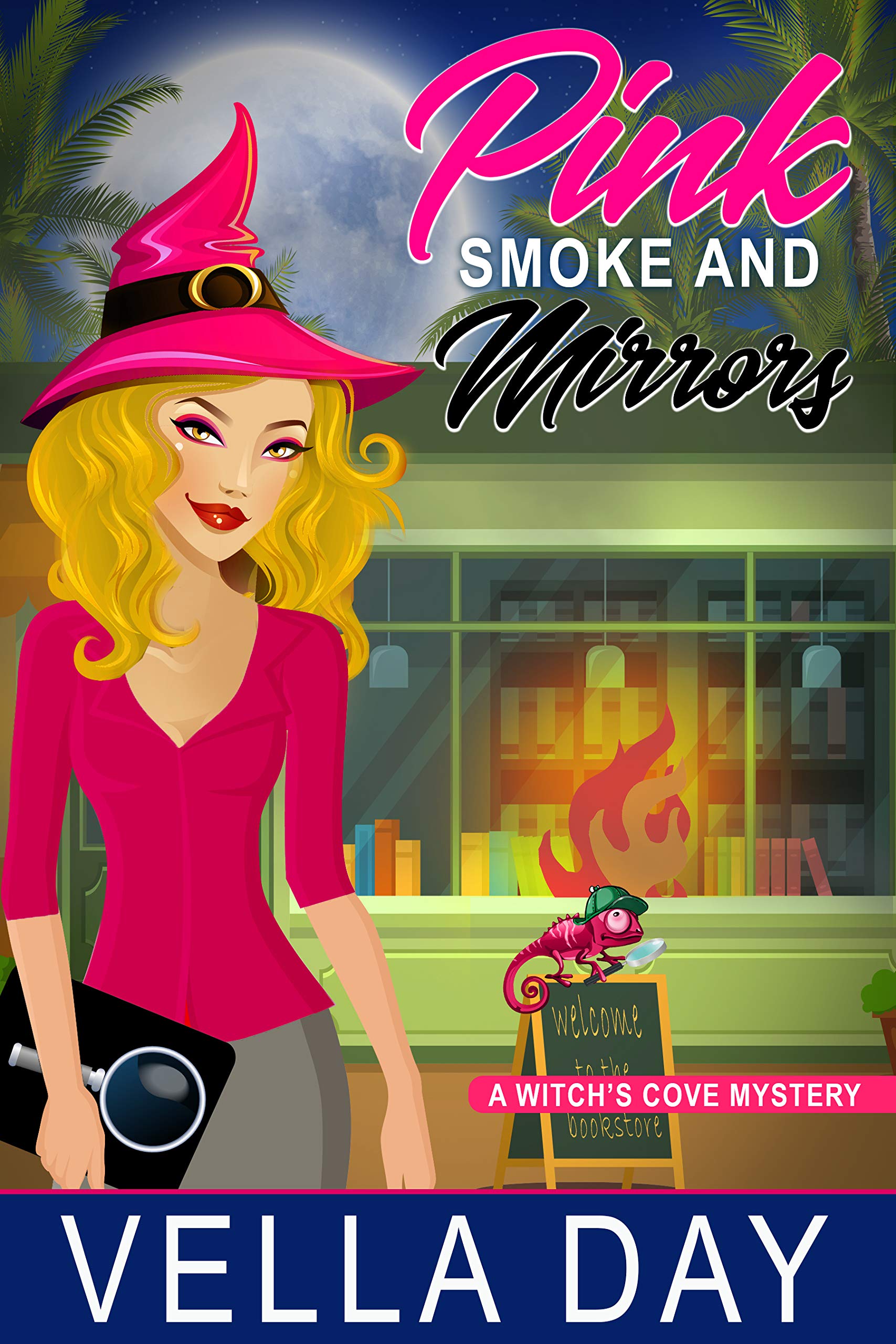 Pink Smoke and Mirrors (A Witch's Cove Mystery #11)