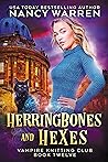 Book cover for Herringbones and Hexes (Vampire Knitting Club, #12)