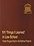 101 Things I Learned- In Law School