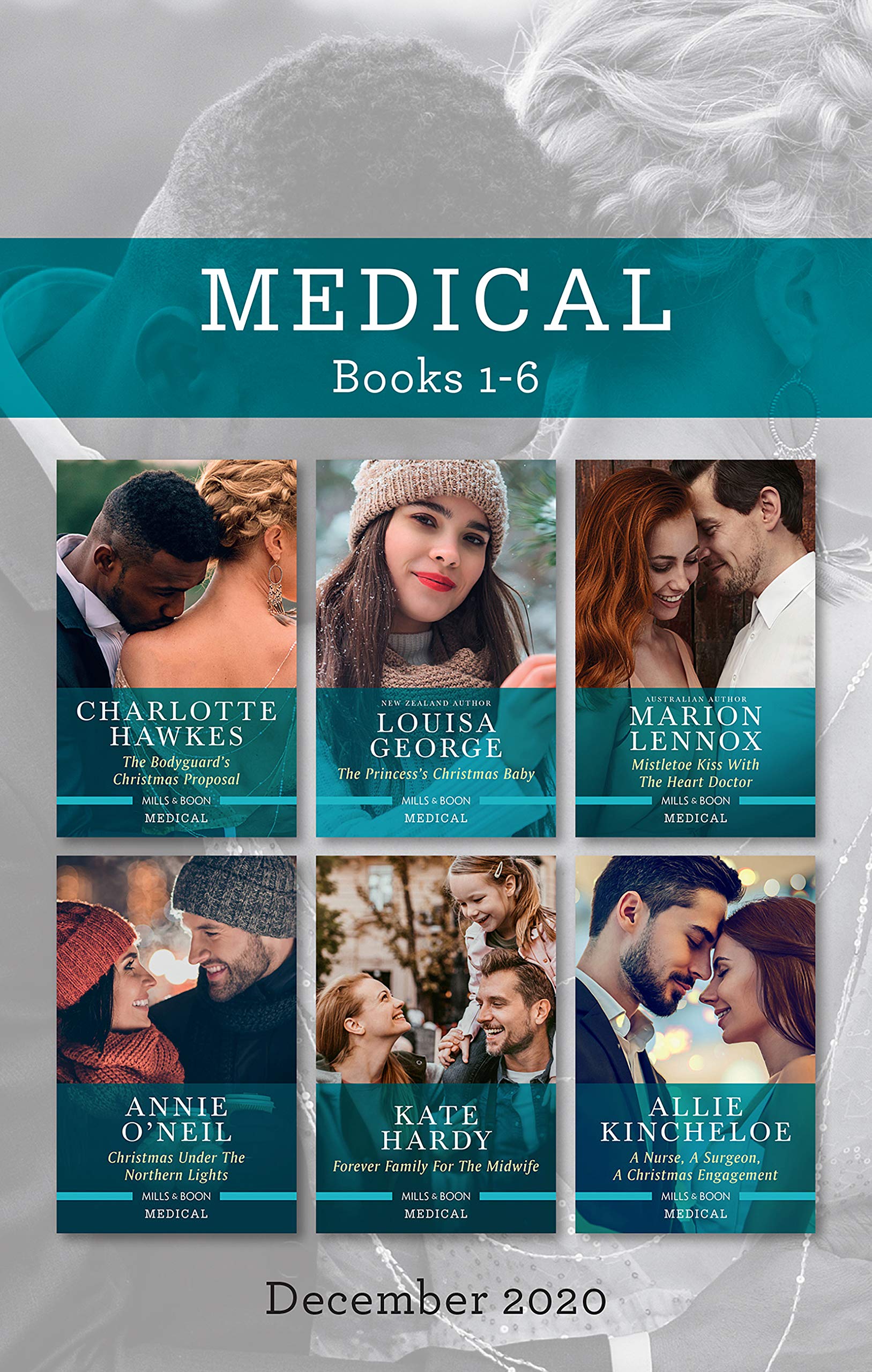 Medical Box Set 1-6 Dec 2020: The Bodyguard's Christmas Proposal / The Princess's Christmas Baby / Mistletoe Kiss with the Heart Doctor / Christmas (Royal Christmas at Seattle General)