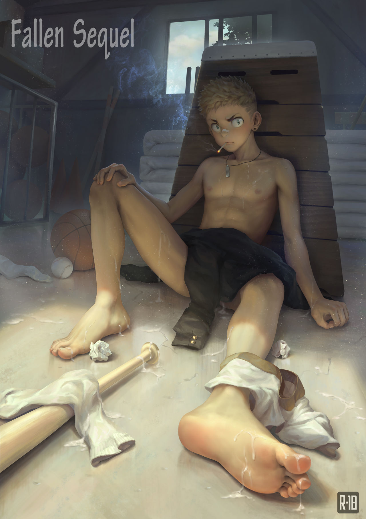 Fallen Sequel - Doujinshi (Yaoi lemon +18)