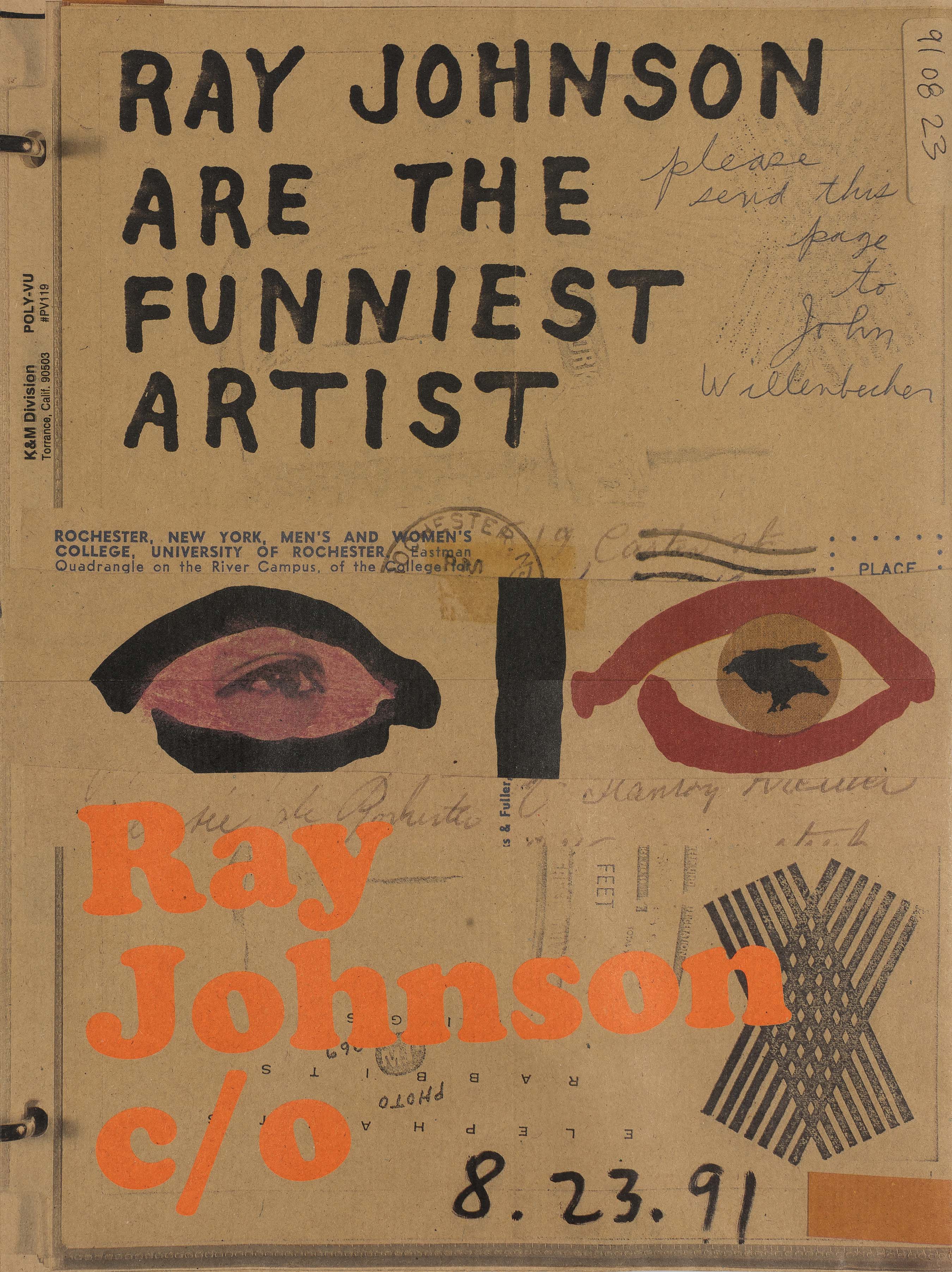 Ray Johnson c/o (Paperback)