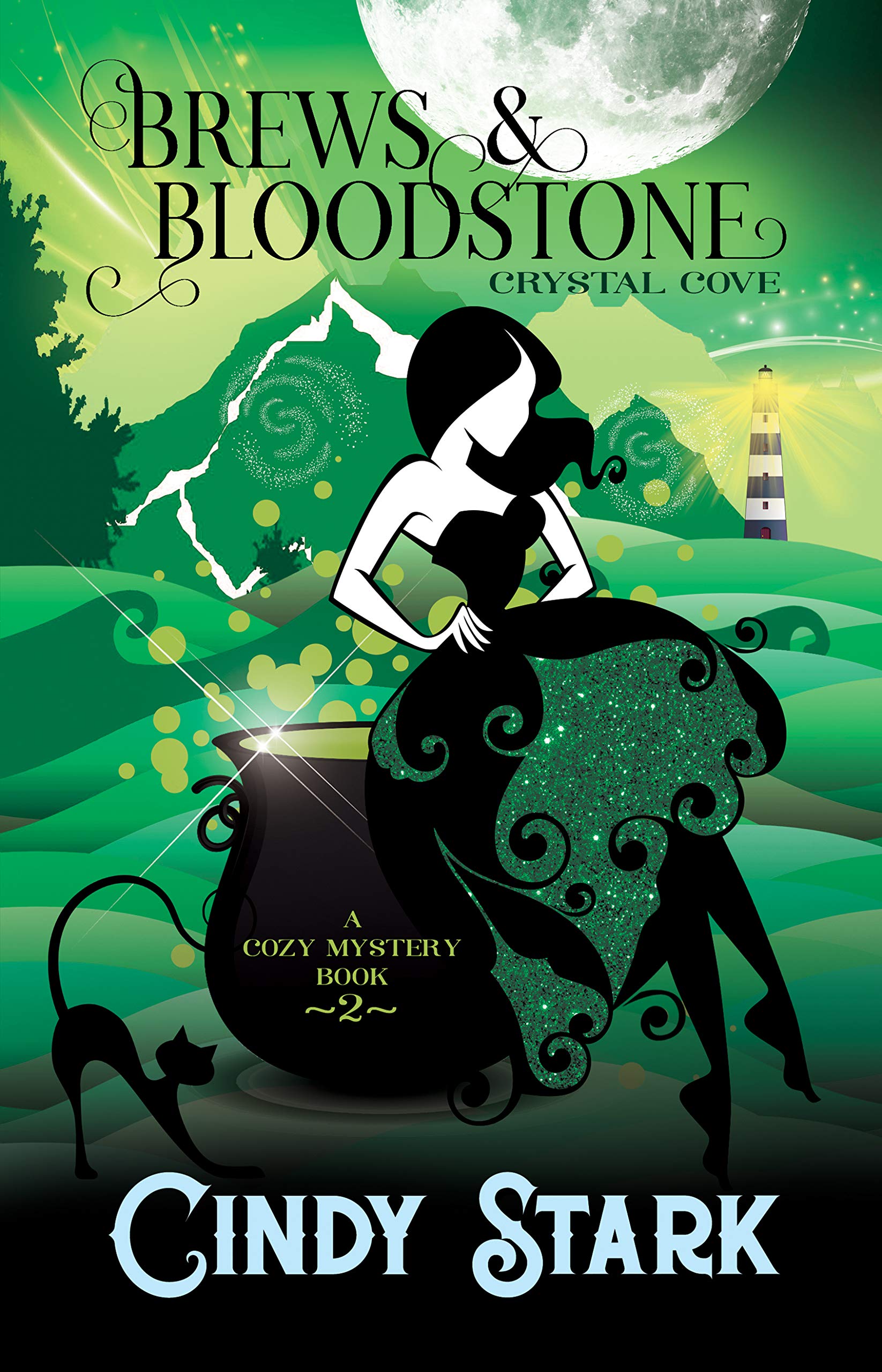 Brews and Bloodstone (Crystal Cove Cozy Mysteries, #2)