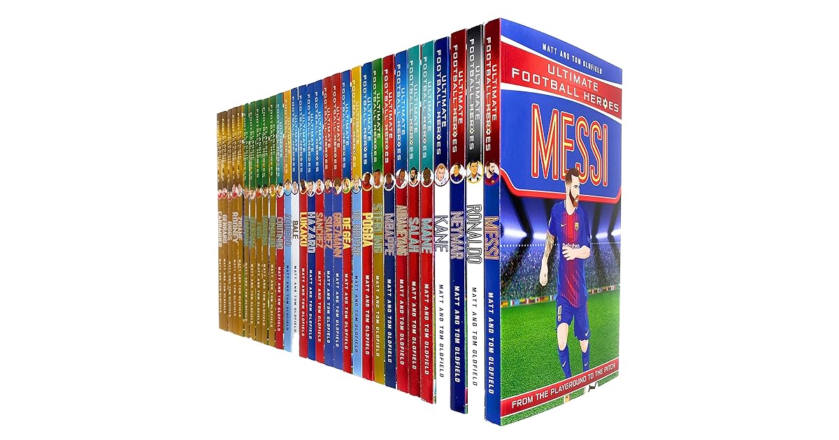 Ultimate & Classic Football Heroes MEGA 30 Books Collection Set by Tom