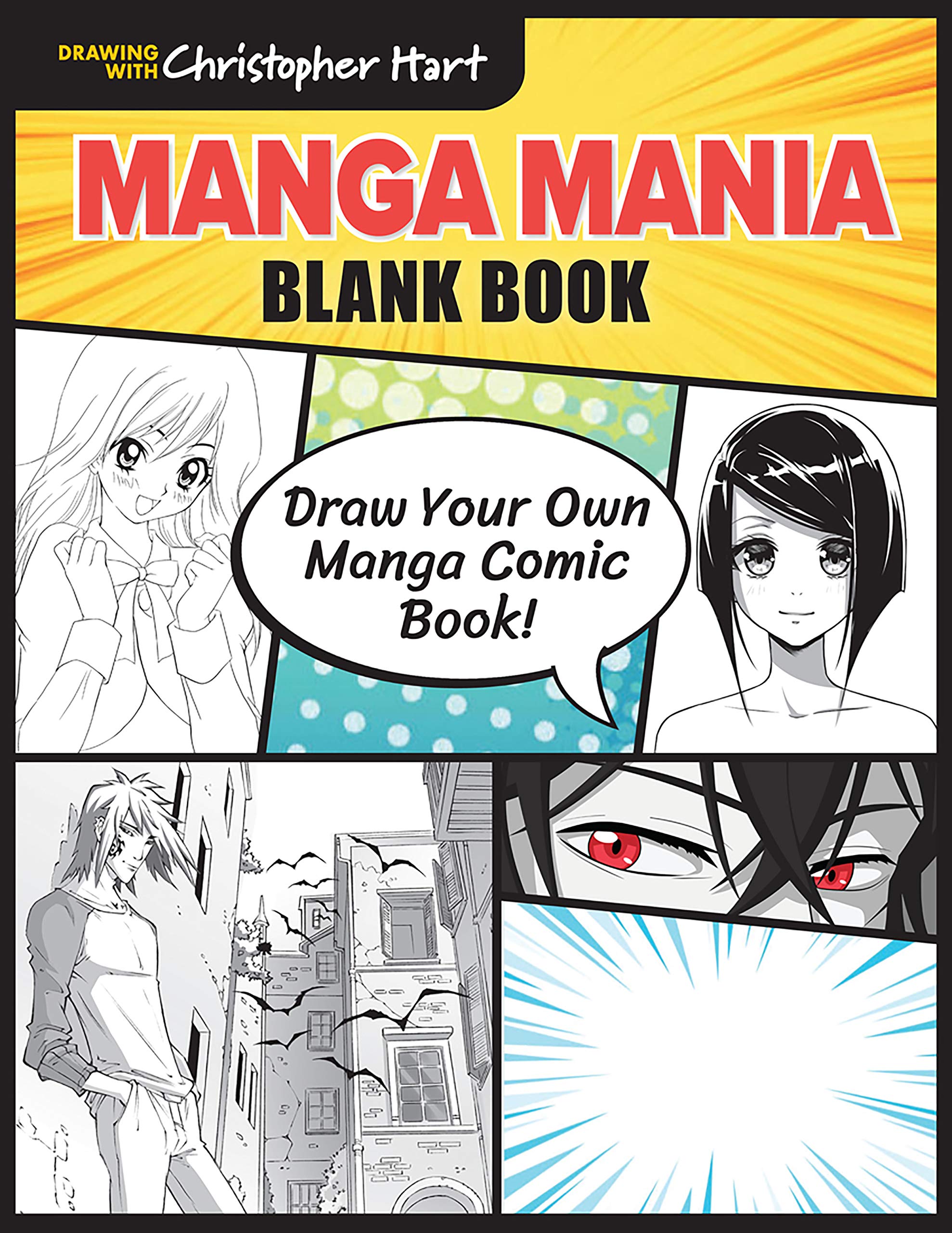 Manga Mania Blank Book: Draw Your Own Manga Comic Book!