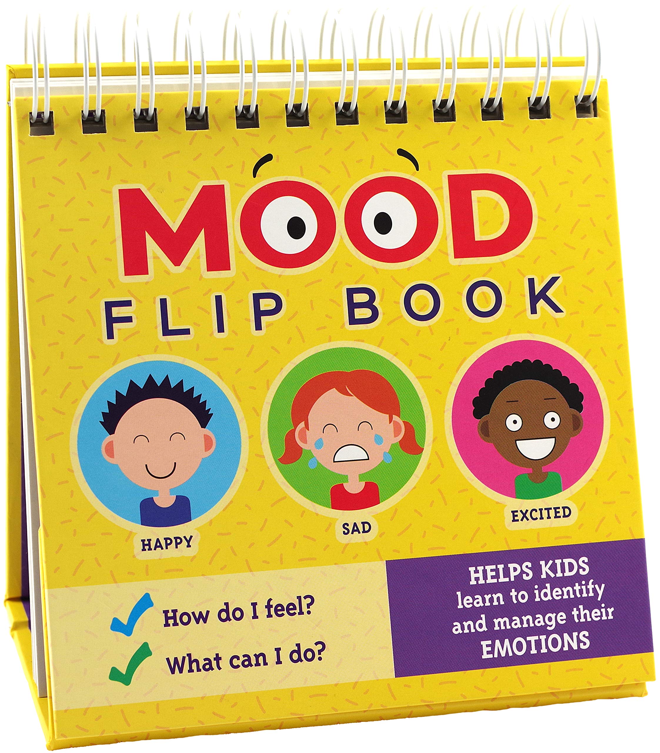 Mood Flip Book - Help Kids to Identify and Manage Their Emotions (Hardcover)