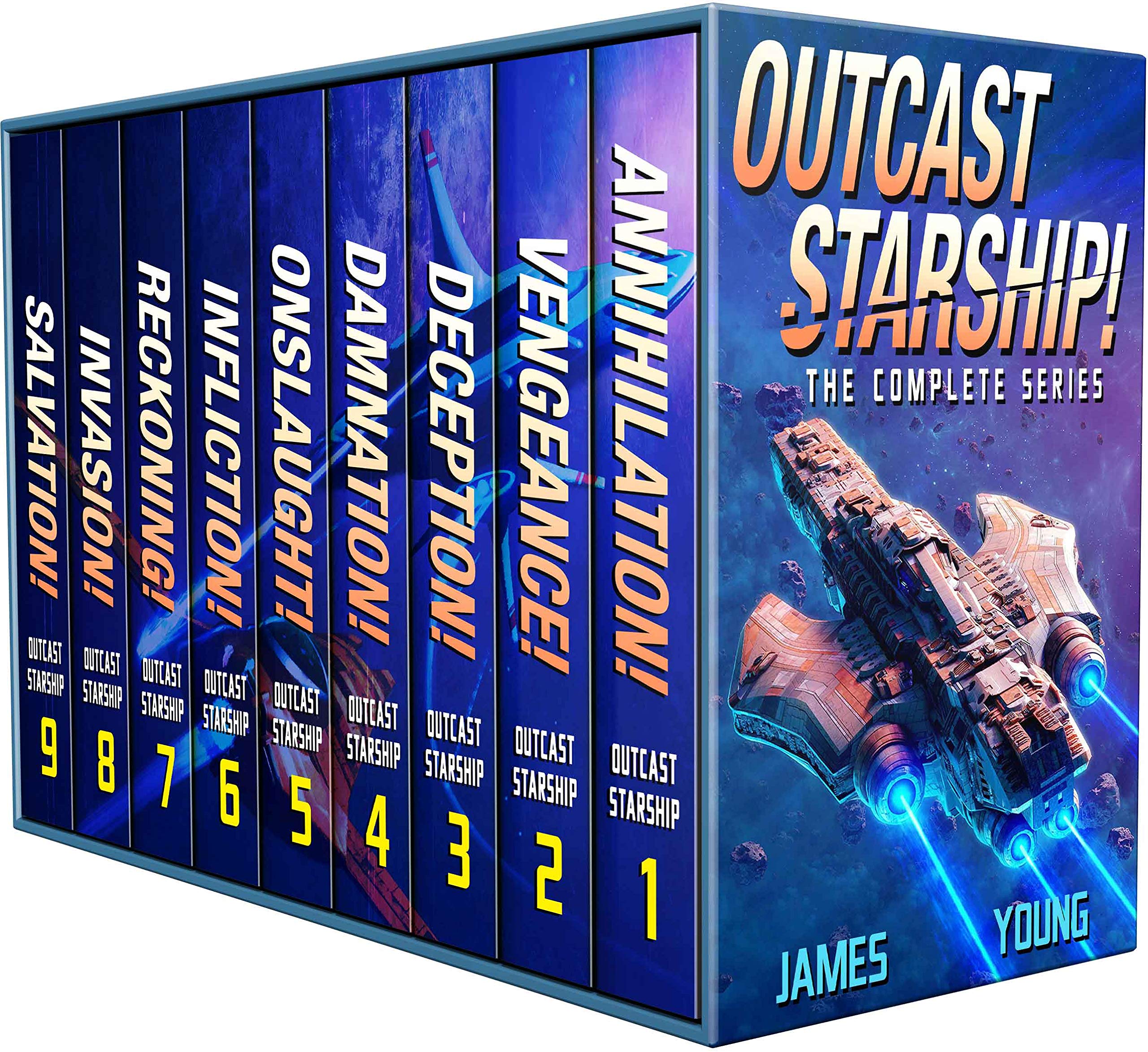 Outcast Starship: The Complete Series (Outcast Starship #1-9)