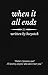 When It All Ends