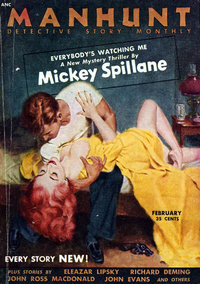 Manhunt - February 1953 v1n2 (Paperback)