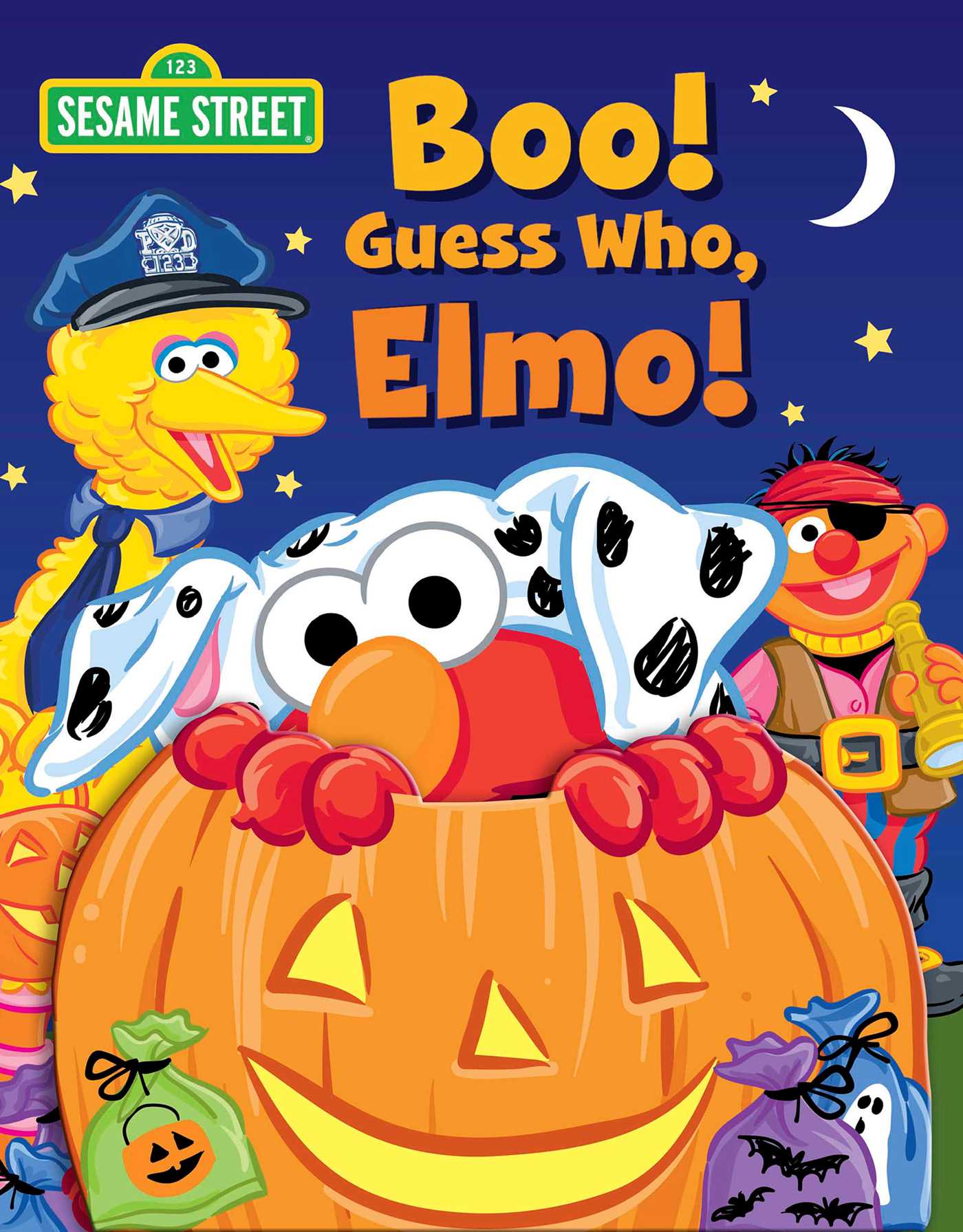 Sesame Street: Boo! Guess Who, Elmo! (Board Book)