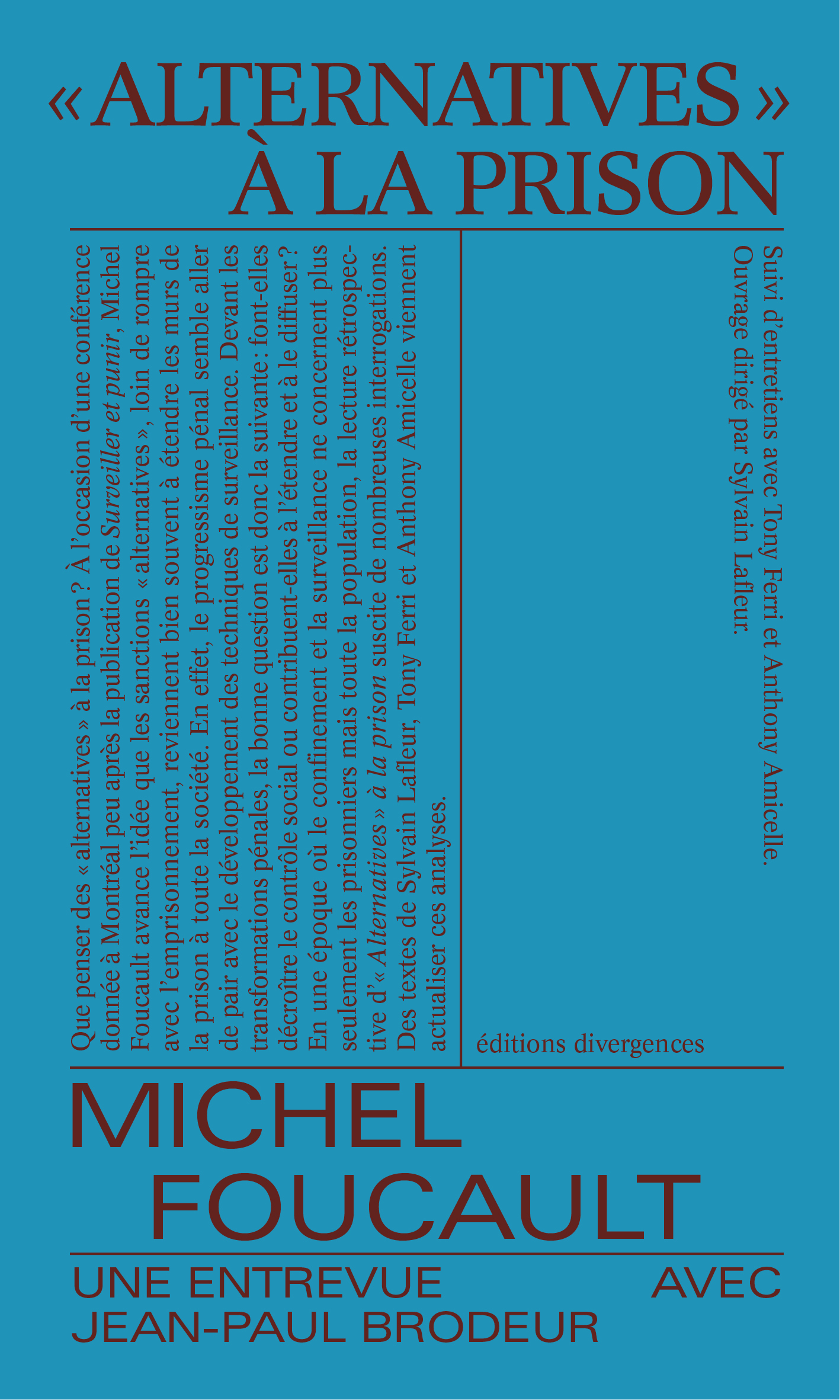 « Alternatives » à la prison (Paperback)