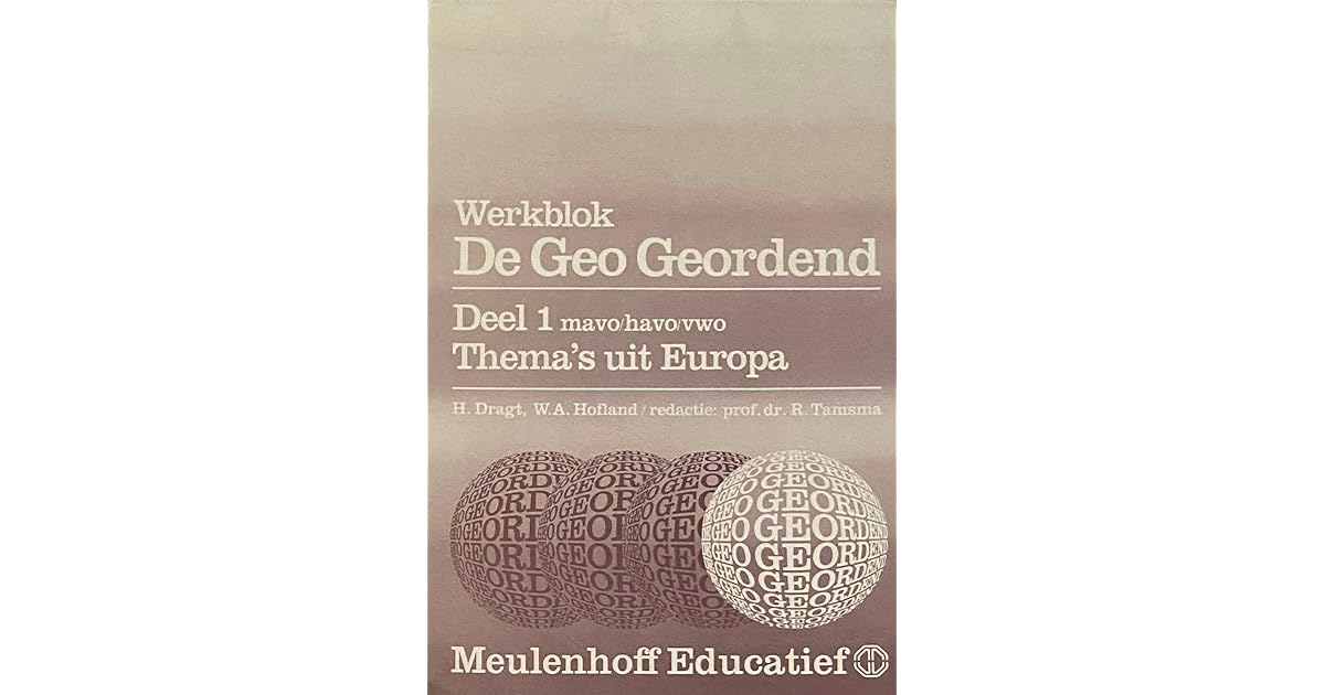 De Geo Basisboek 1 Havo/vwo