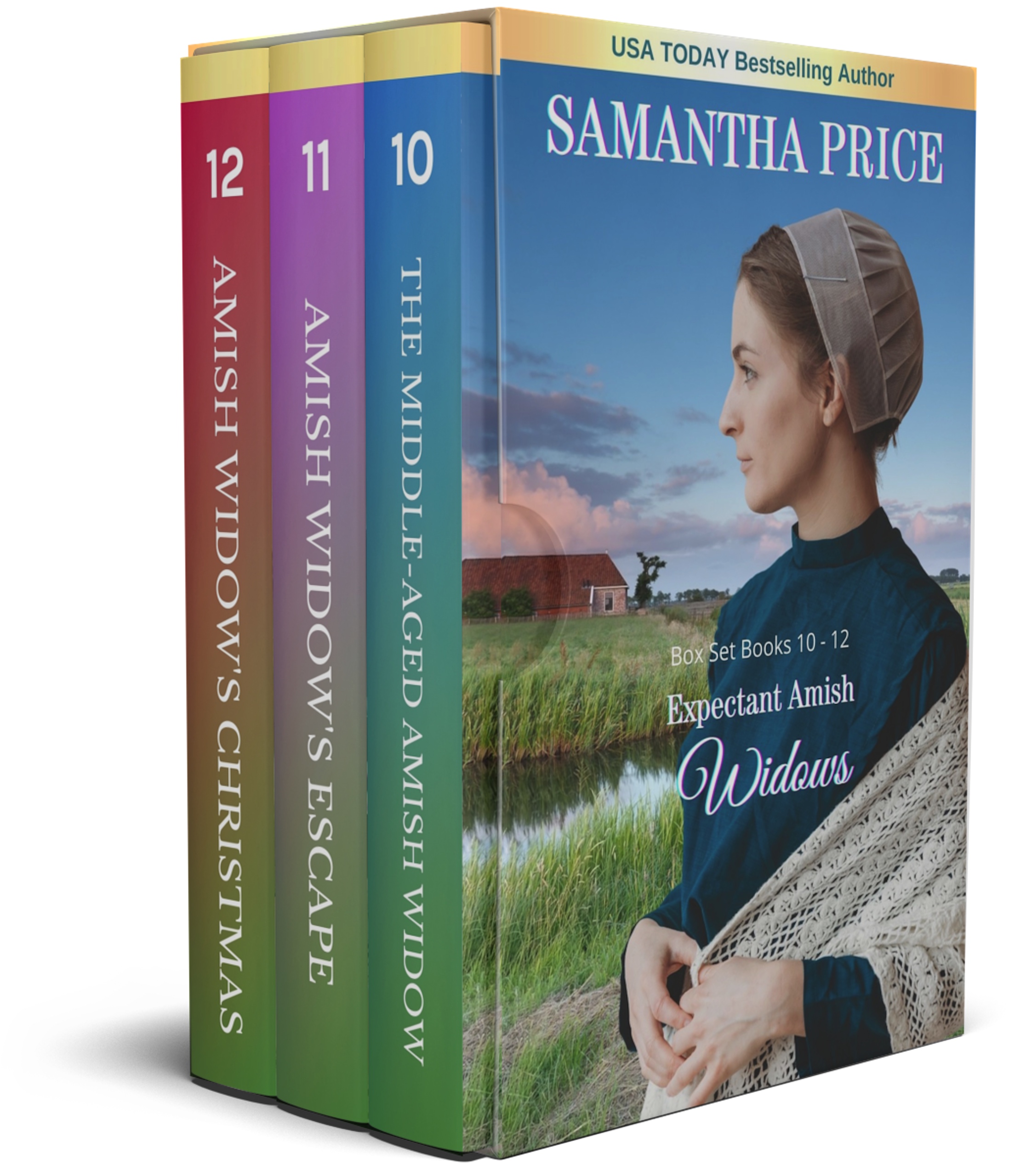 Expectant Amish Widows Box Set: Books 10 - 12: The Middle-Aged Amish Widow: Amish Widow's Escape: Amish Widow's Christmas (Expectant Amish Widows series #4)