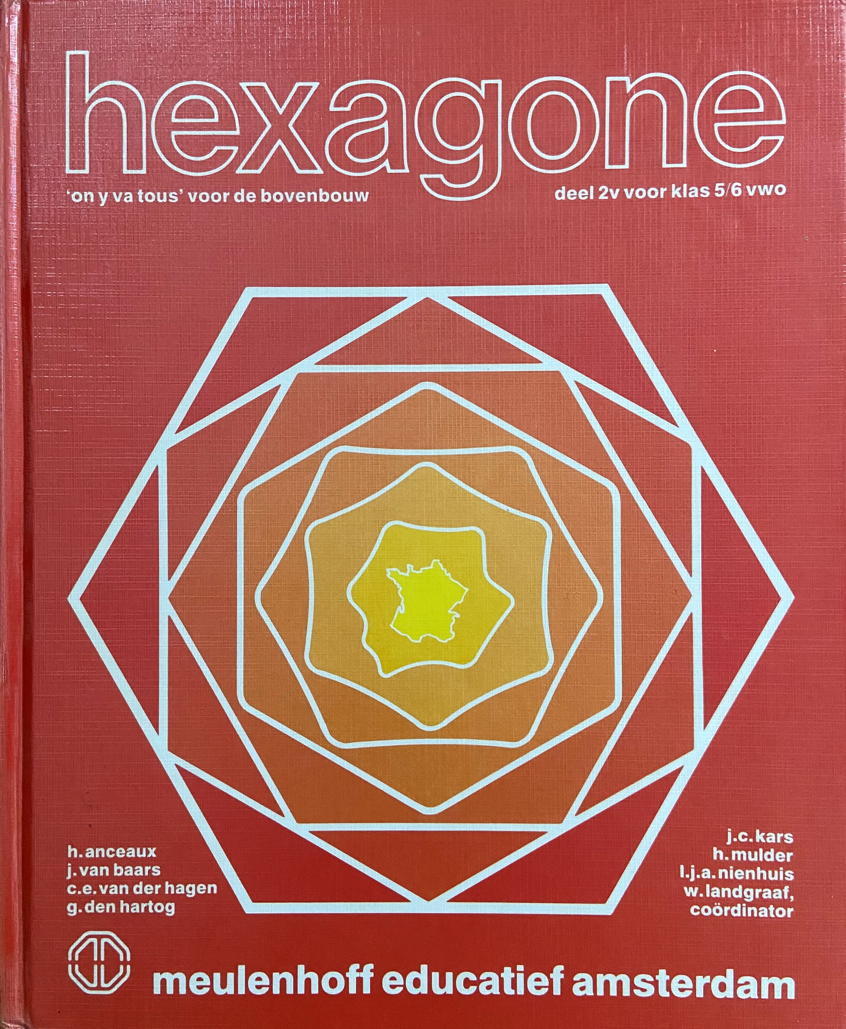 Hexagone 'on y va tous' voor de bovenbouw deel 2v voor klas 5/6 vwo