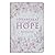 A Heartbeat of Hope - 366 Devotions to Draw You Closer to The Heart of God, Purple Floral Faux Leather Devotional for Women
