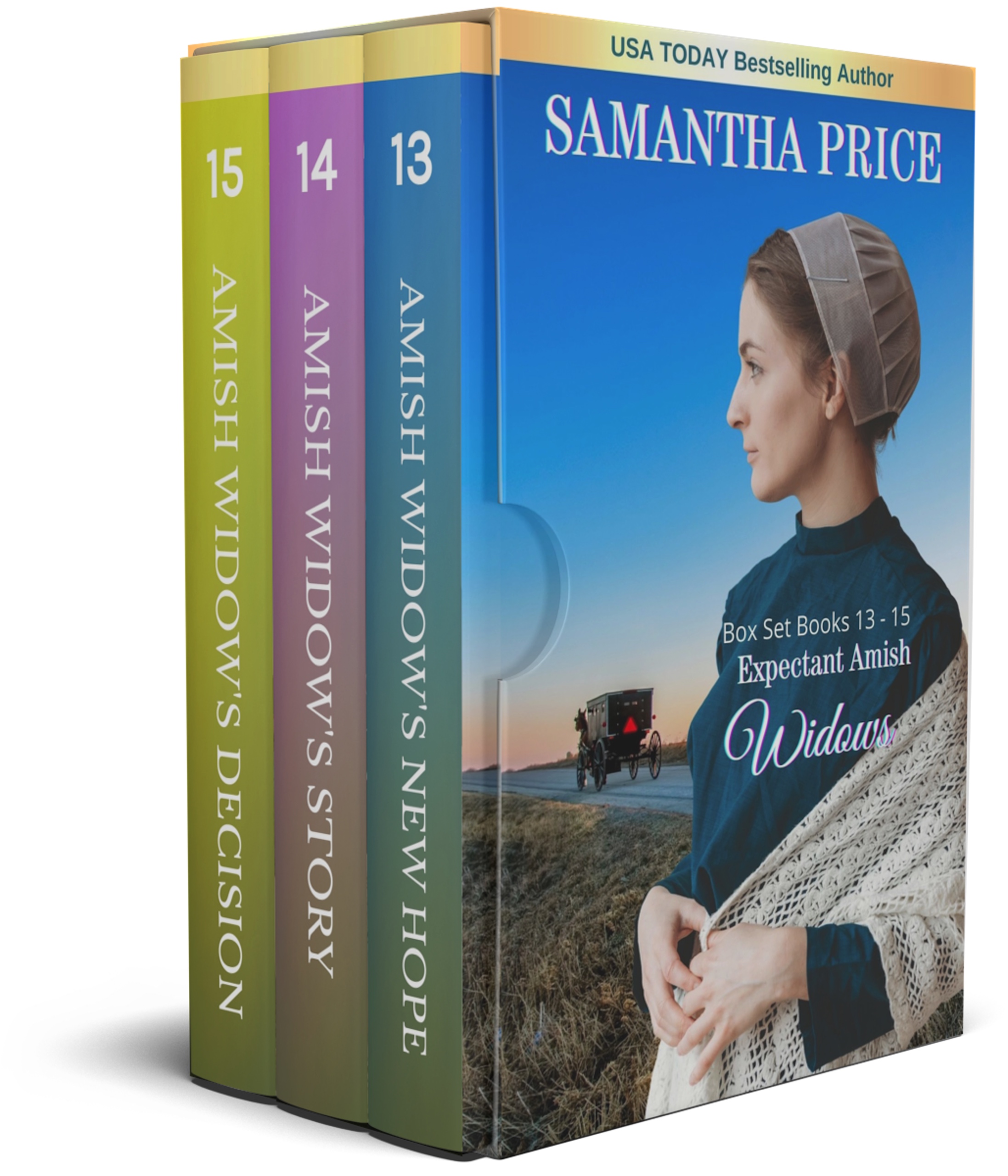 Expectant Amish Widows Box Set: Books 13 - 15: Amish Widow's New Hope: Amish Widow's Story: Amish Widow's Decision (Expectant Amish Widows series #5)
