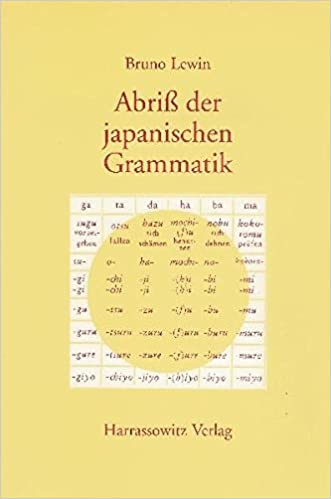 Abriß der japanischen Grammatik
