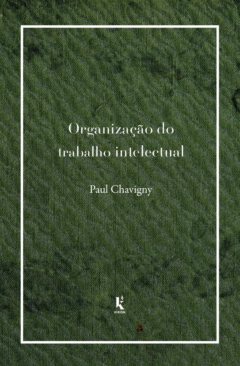 Organização do trabalho intelectual (Paperback)