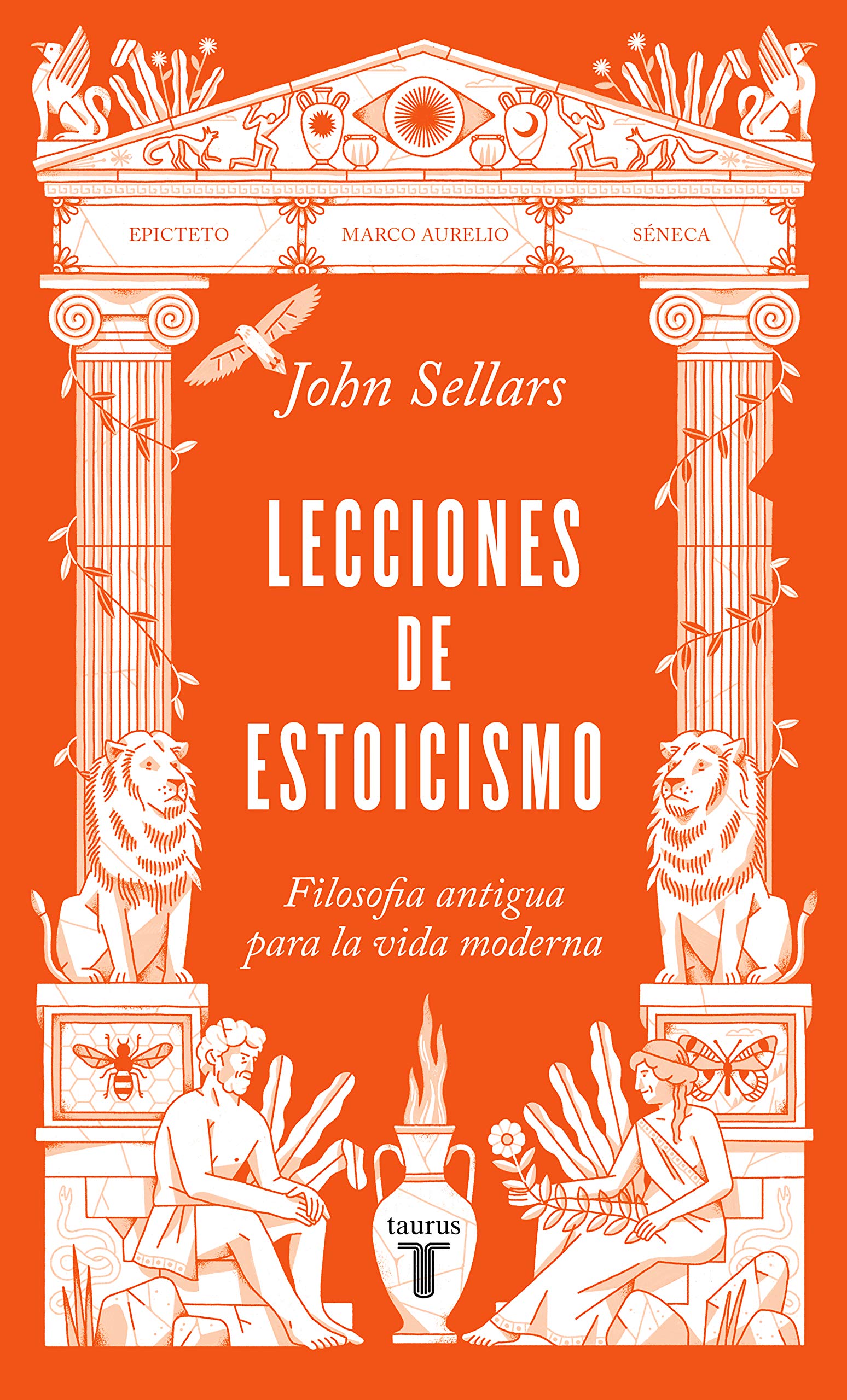 Portada de Lecciones de estoicismo, de John Sellars