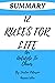 SUMMARY OF 12 RULES FOR LIFE by Benjamin Collins