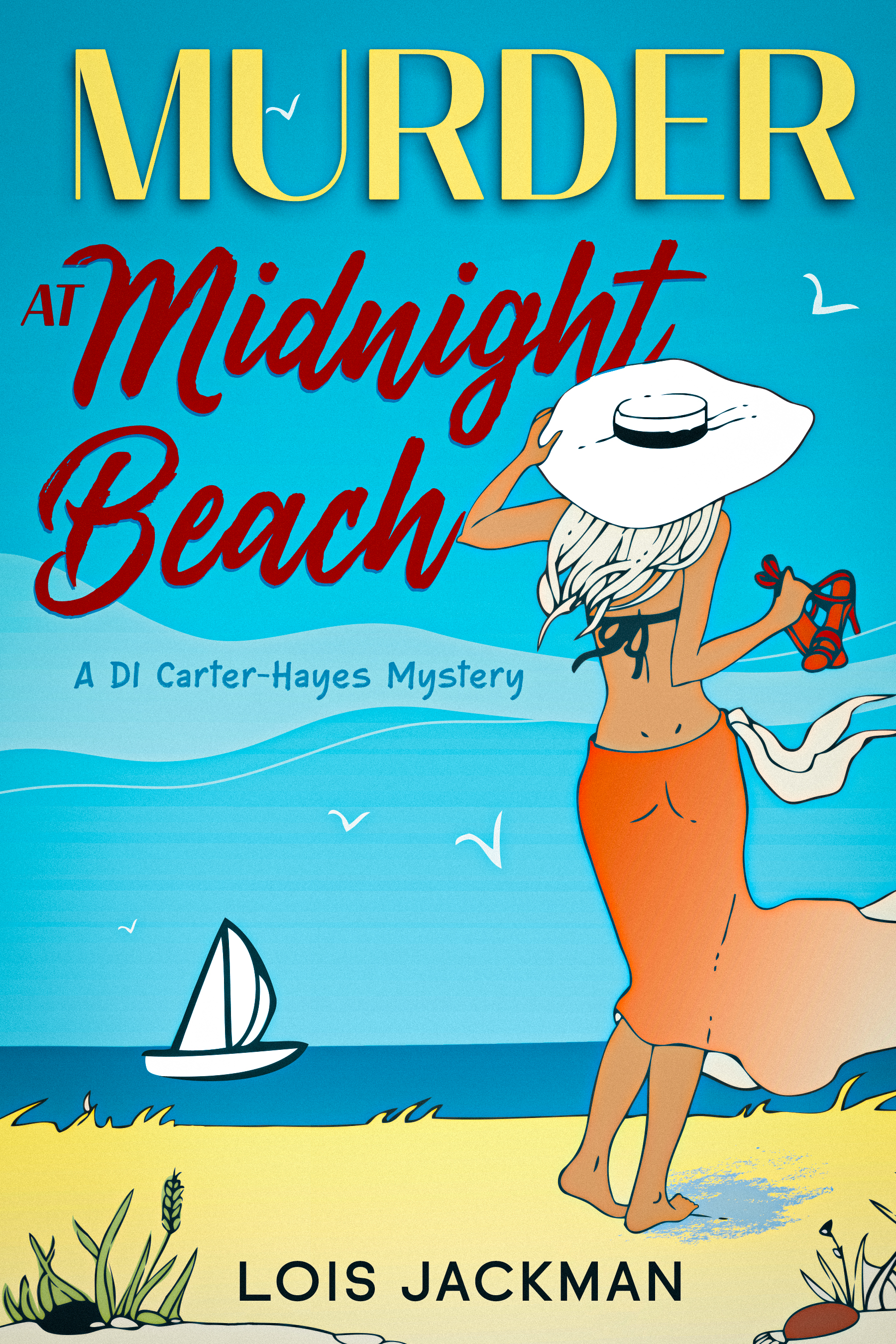 Murder at Midnight Beach: A Historical Cozy Mystery (The DI Carter-Hayes Mysteries, #1)