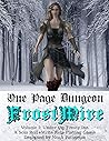 One Page Dungeon: Frostmire: Under the Frosty Inn One Page Dungeon: Frostmire: Under the Frosty Inn