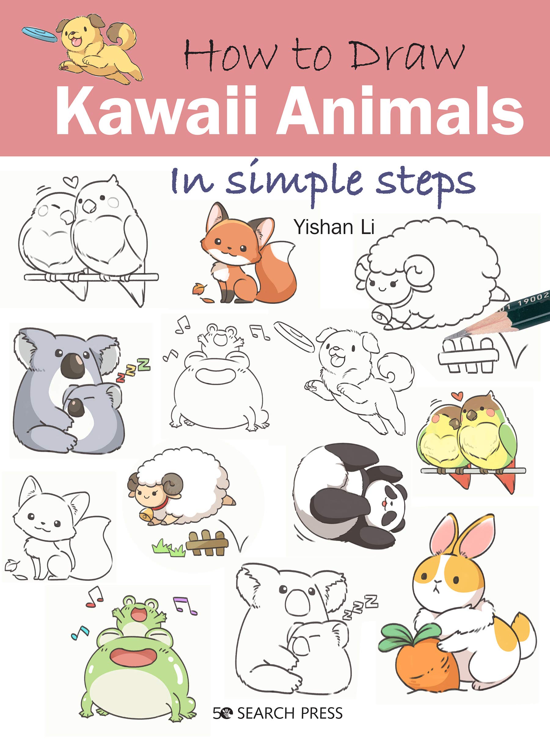 How to Draw Kawaii Animals in Simple Steps (Paperback)