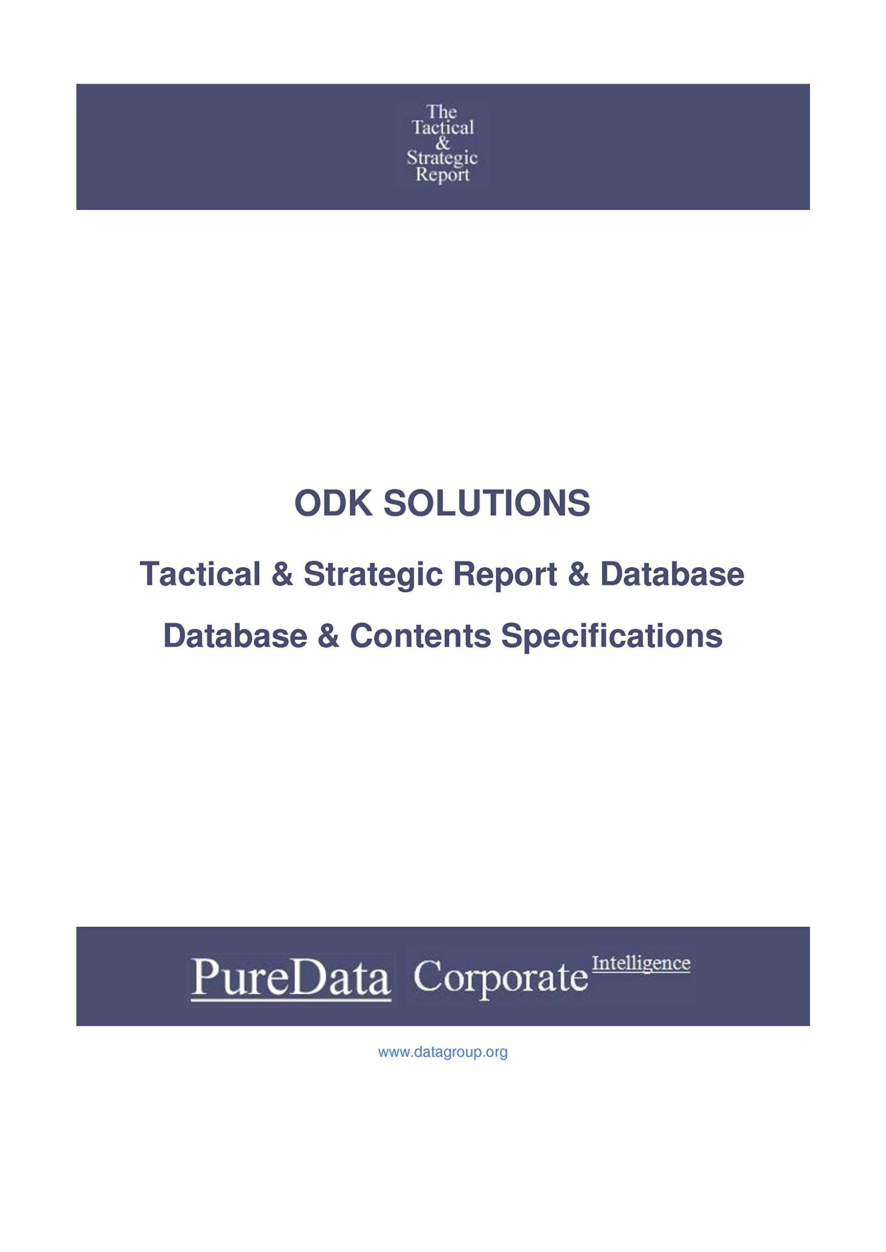 ODK SOLUTIONS: Tactical & Strategic Database Specifications - Japan-JasDaq perspectives (Tactical & Strategic - Japan Book 35236)